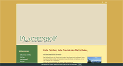 Desktop Screenshot of flachenhof.it