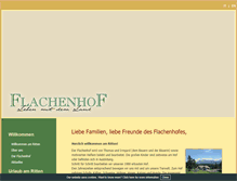 Tablet Screenshot of flachenhof.it